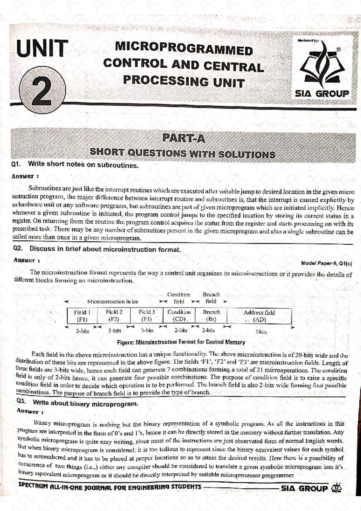 COA UNIT-2 - Assignment Solutions and Analysis - Studocu