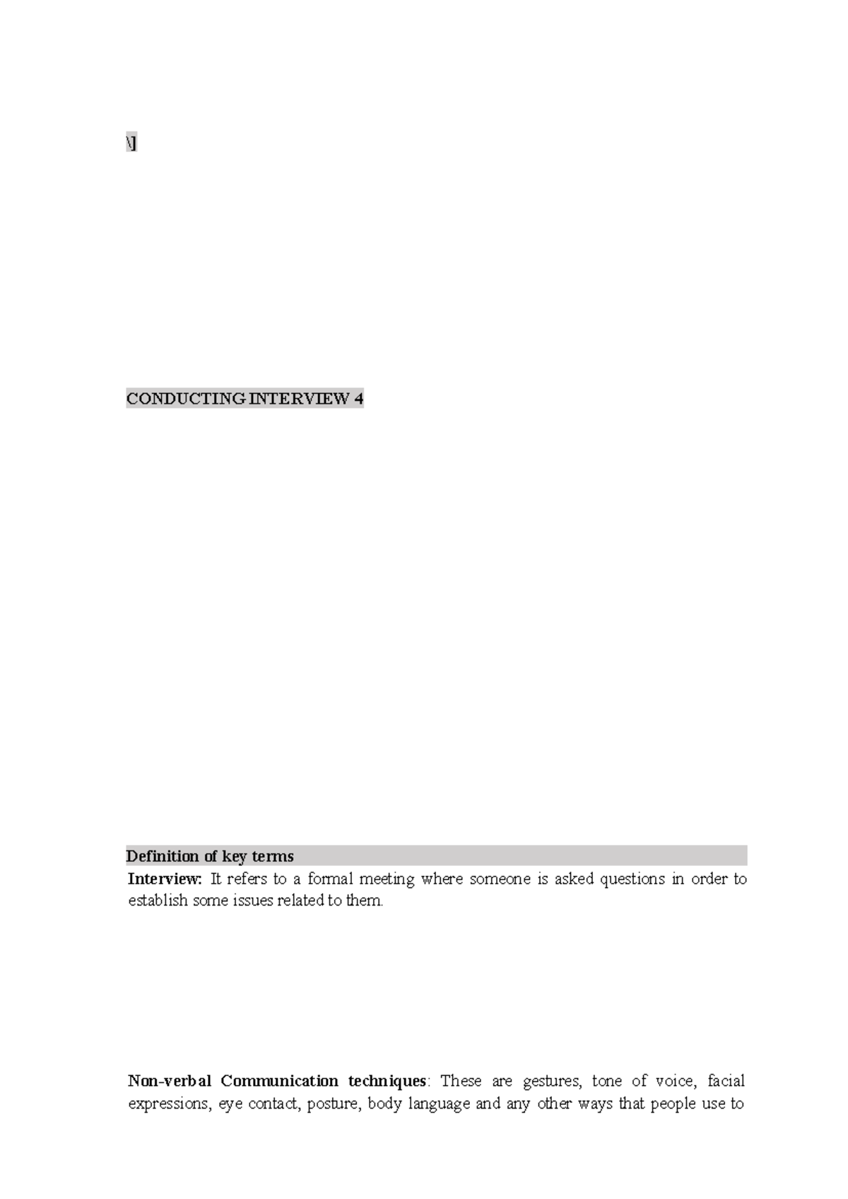 Conducting Interviews: Key Techniques and Best Practices 4 - Studocu