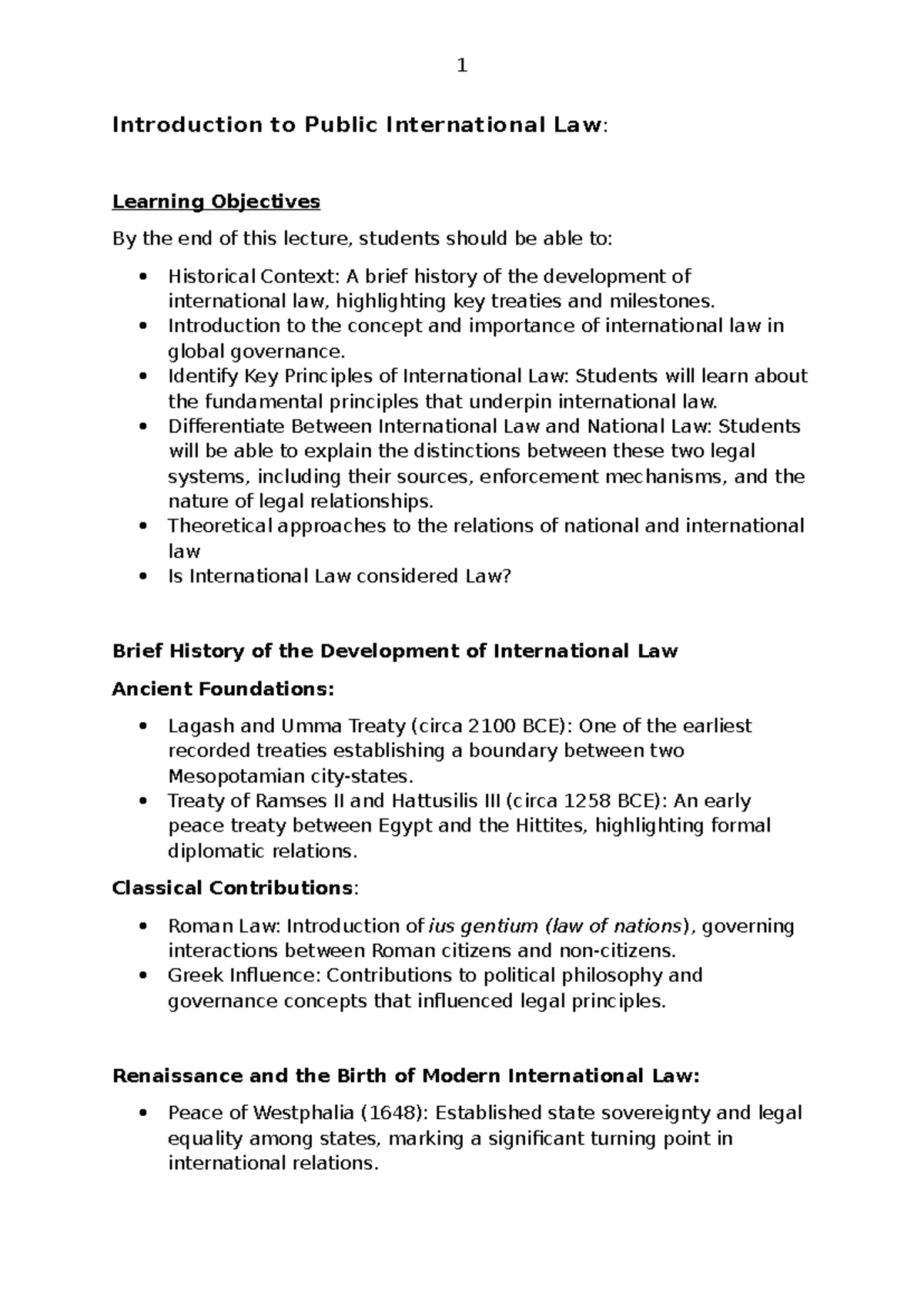 The Nature and Scope of International Law - Introduction to Public ...