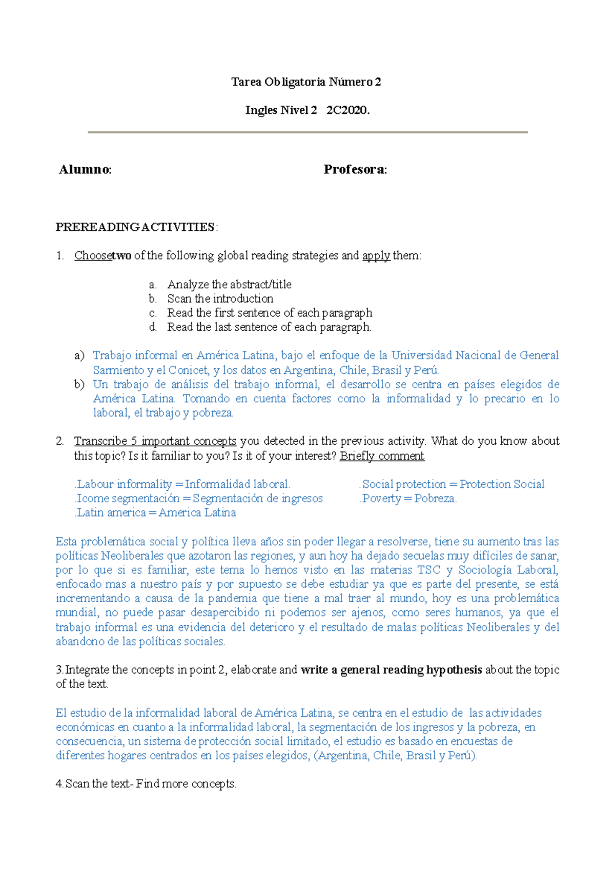 Copia de Tarea Obligatoria Numero 2 - Tarea Obligatoria Número 2 Ingles ...