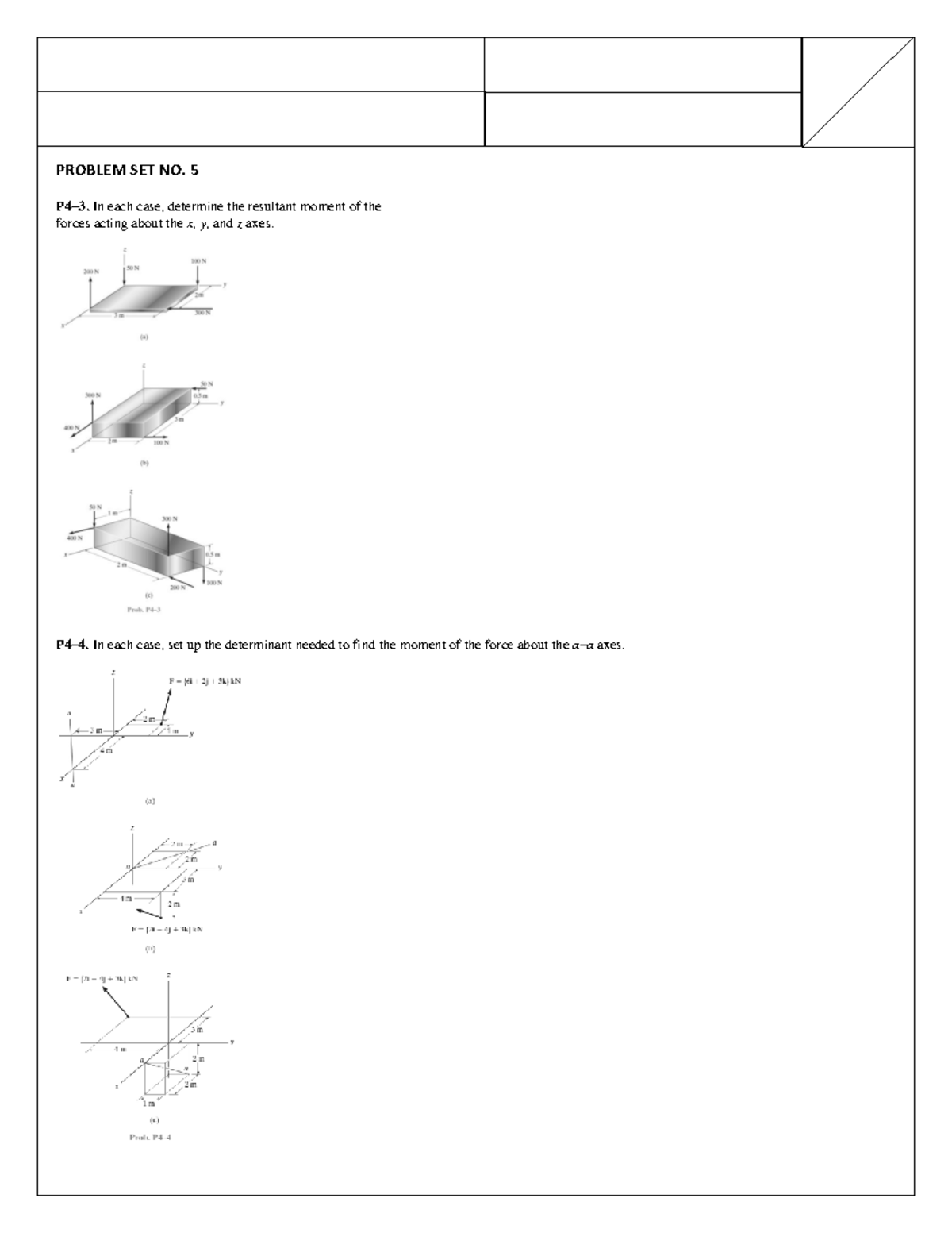 Problem Set No 5 Practice Questions Warning Tt Undefined Function