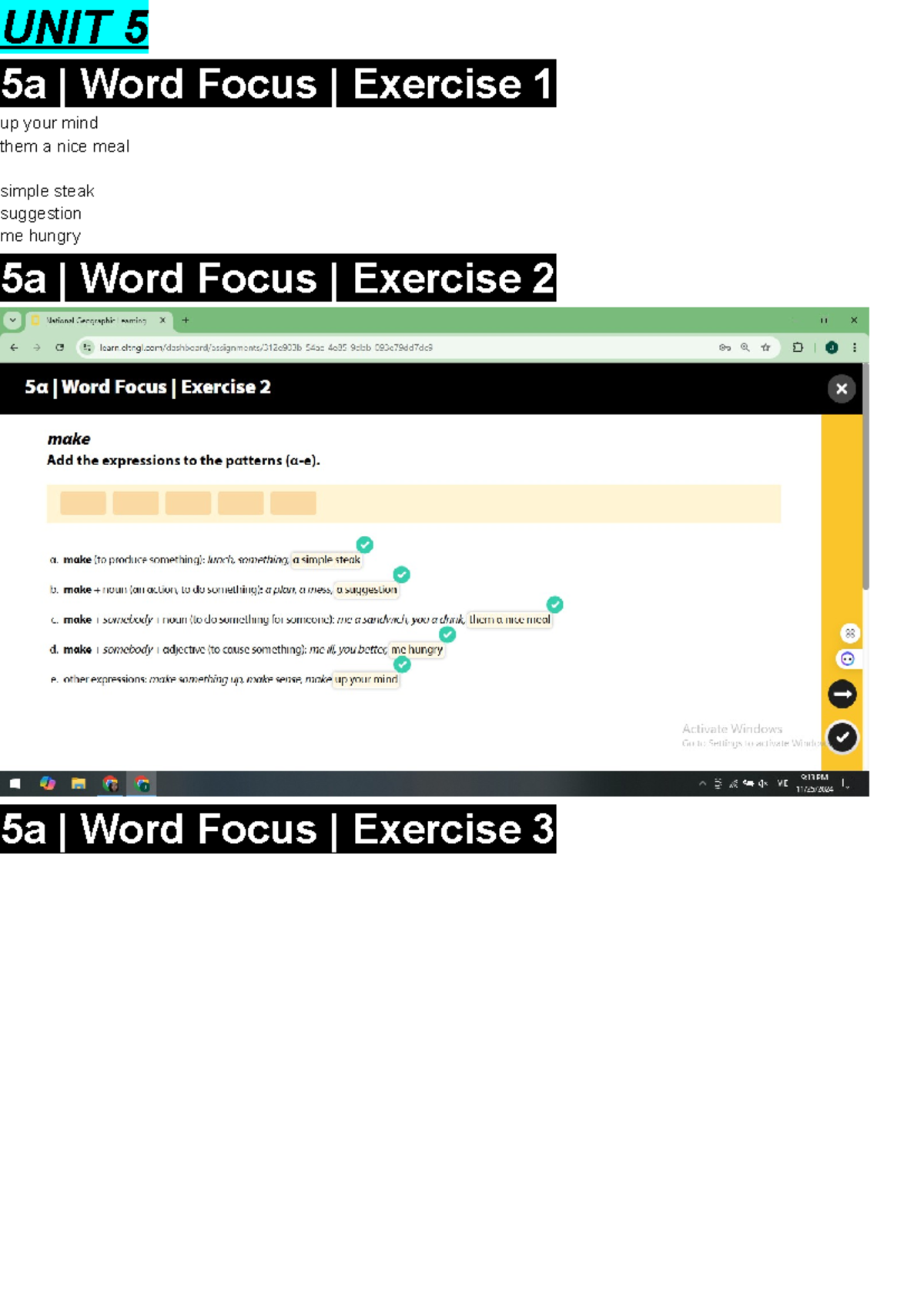 Unit 5 & 6 Review Exercises for Spark NC5 Course - Studocu