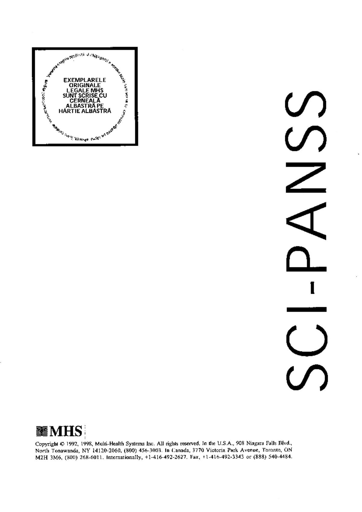 Chestionar PANSS pentru Evaluarea Simptomatologiei Psihiatrice - Document Preview