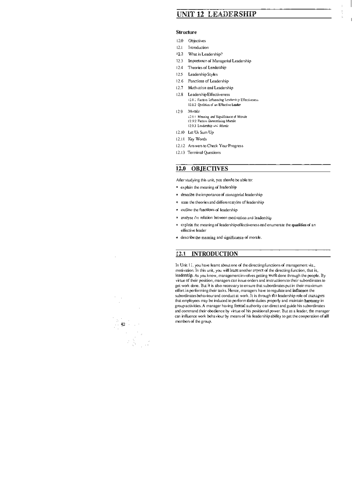 Leadership Concepts and Styles: A Comprehensive Study (Course Code: 12. ...