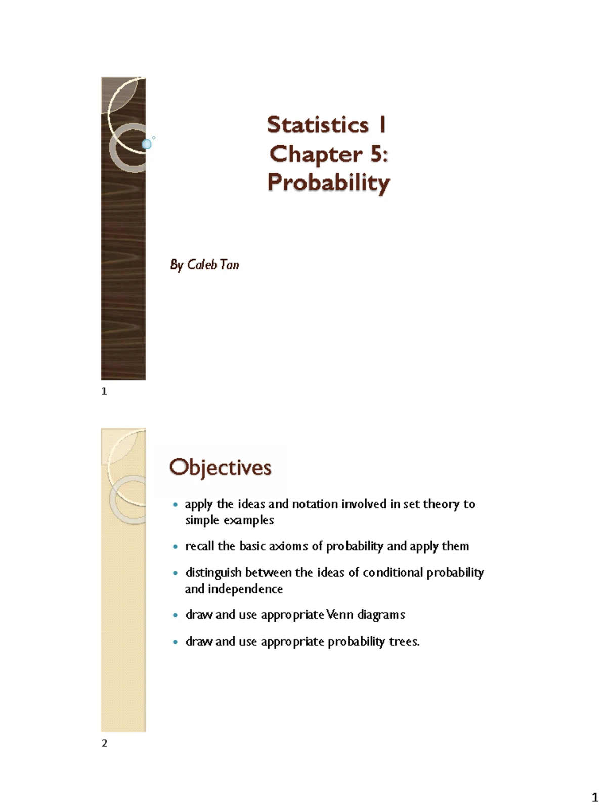 L00 Overview ST104A - NA, just lecture slides - Statistics 1 By Caleb ...