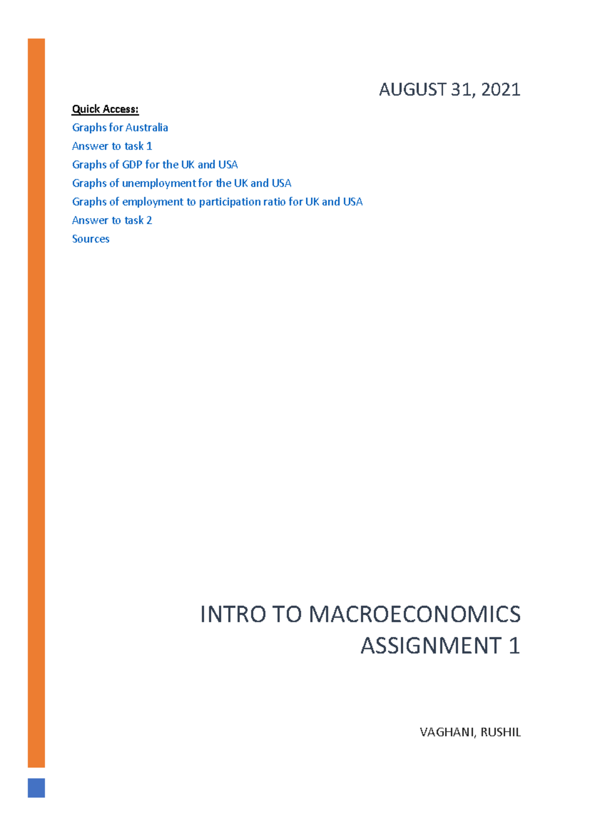 Introductory-macroeconomics-assignment-1 - Quick Access: Graphs for ...