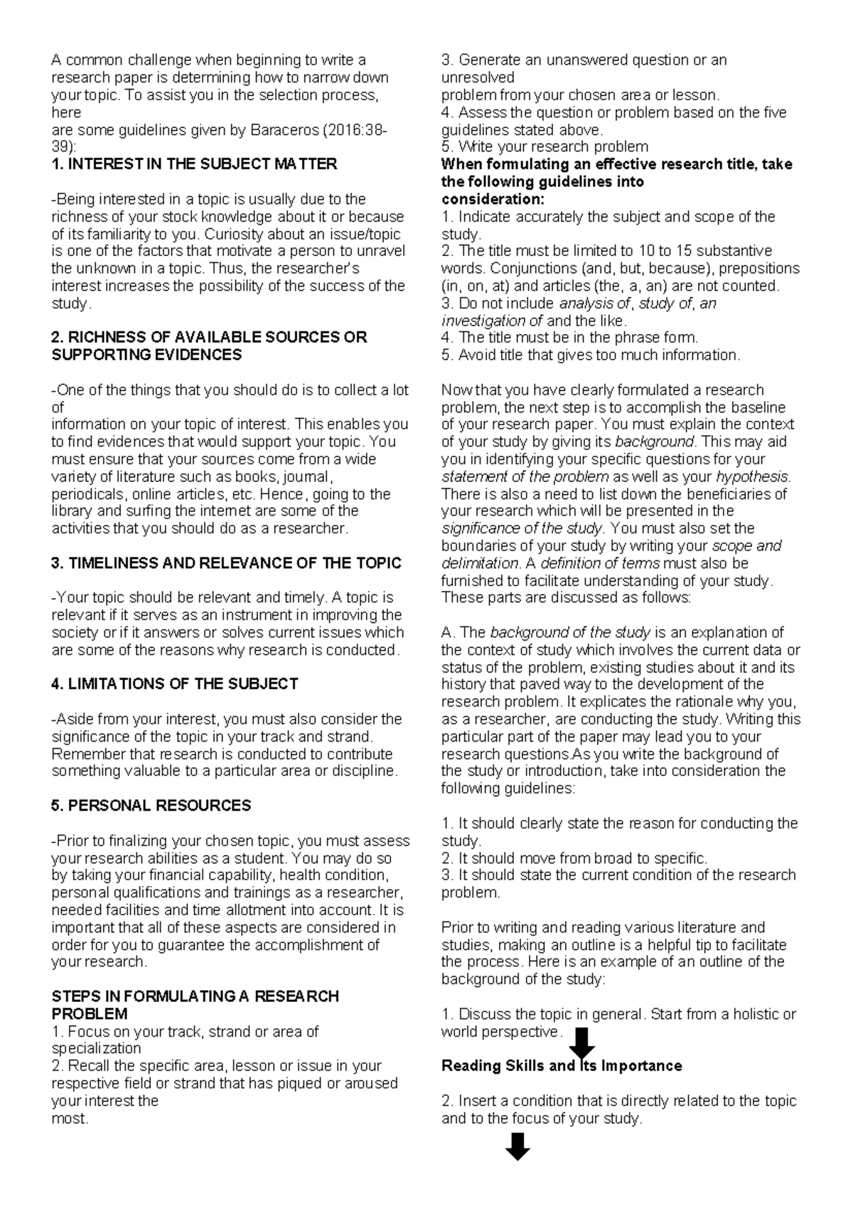 3IS Reviewer - A common challenge when beginning to write a research ...