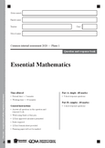 Essential Mathematics - Grade: 12 - Queensland Certificate of Education ...