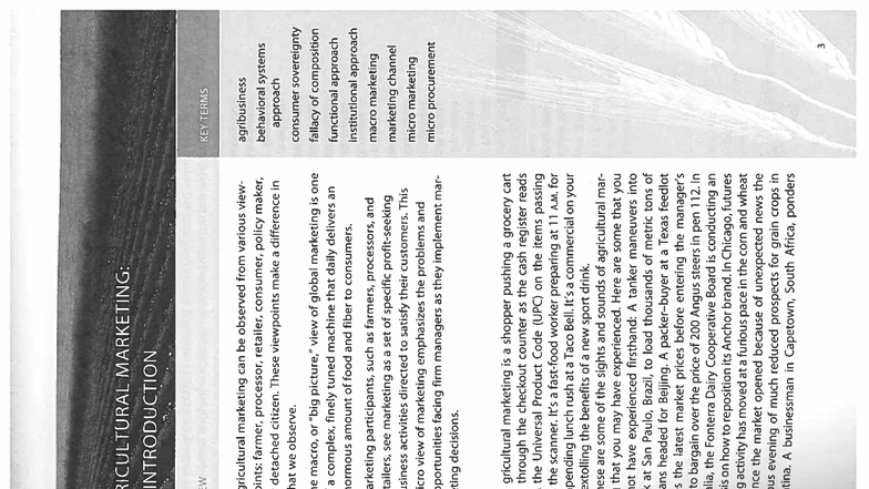AGBU 10MB373: Chapter 1 - Agricultural Marketing Overview and Key Terms ...