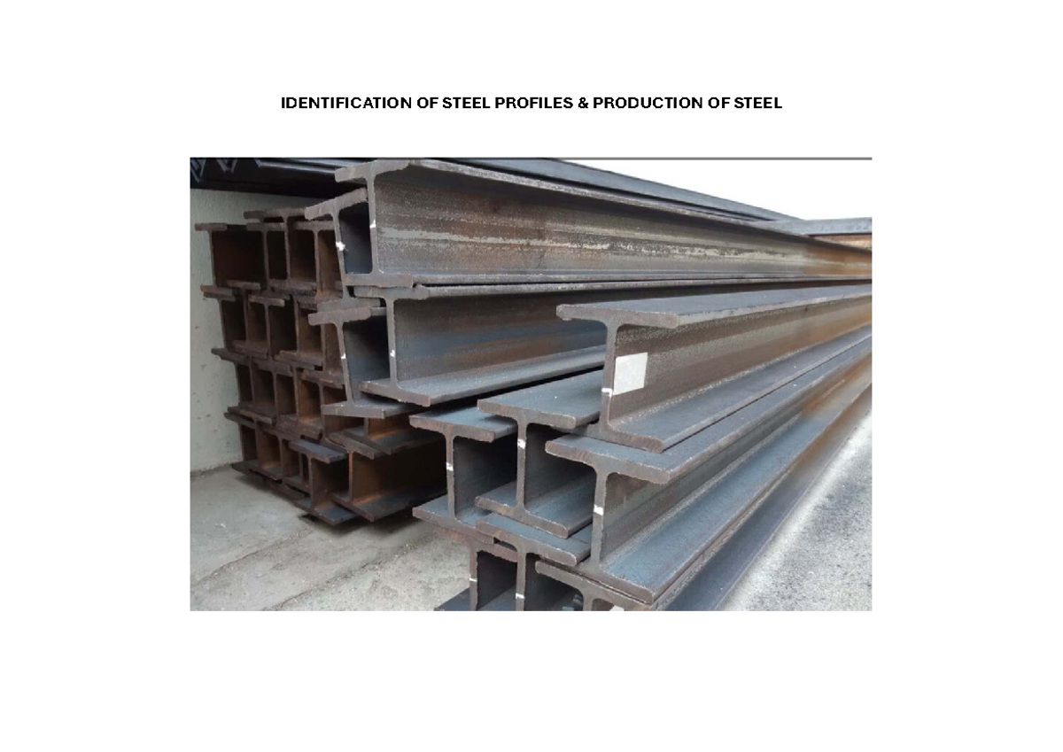 Powder Metallurgy Processes and Steel Profile Identification (ENG 101 ...