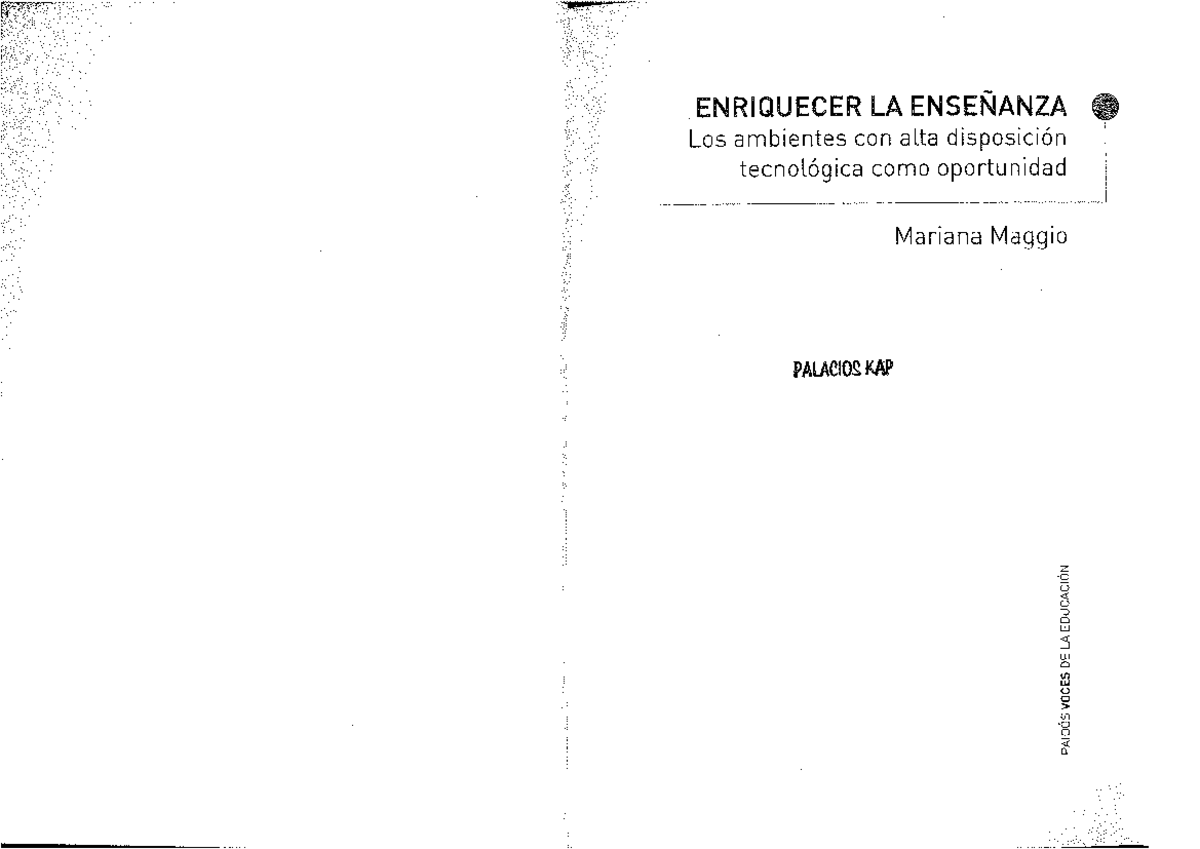 Maggio Enriquecer la enseñanza - Libro Completo - Didáctica I - Studocu