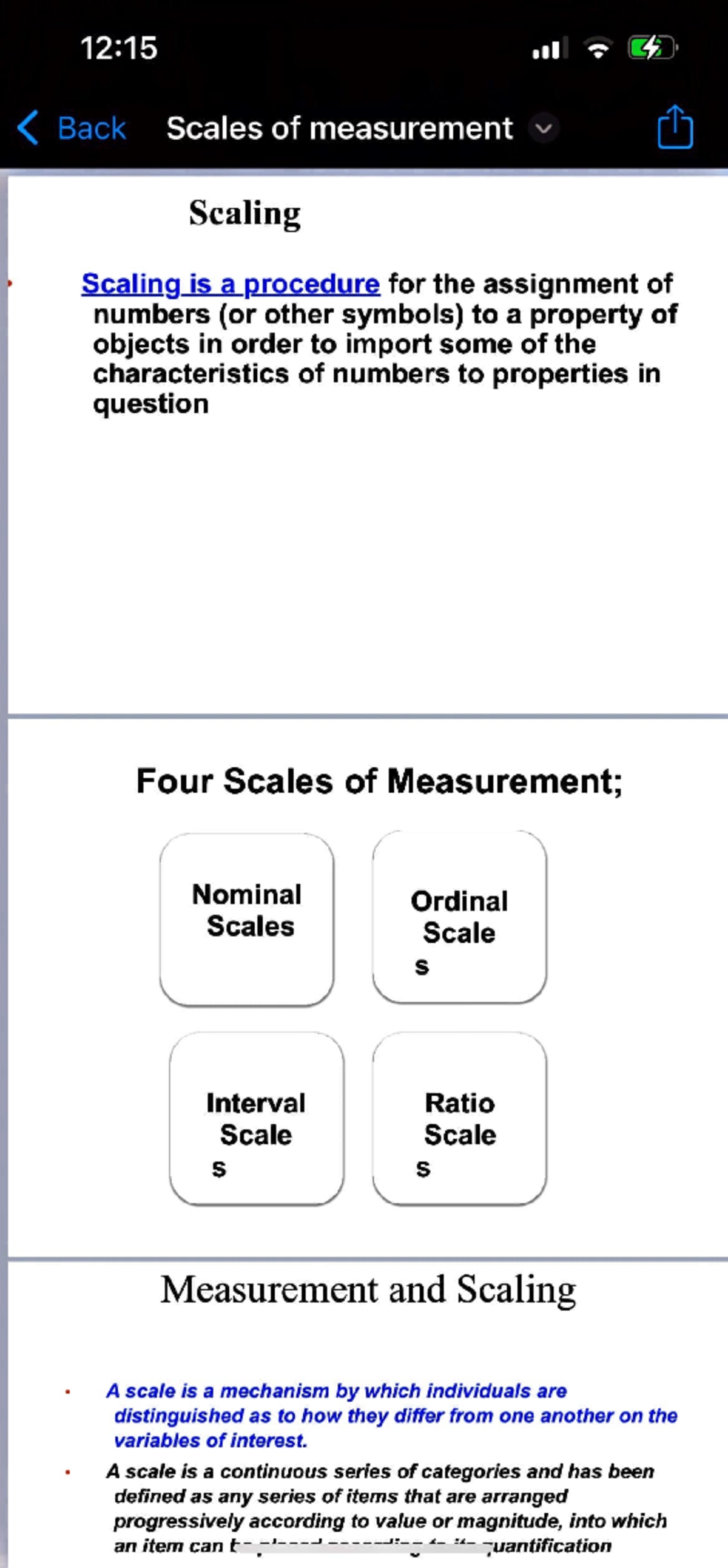Scaling - Research Insights and Strategies for Success - Studocu