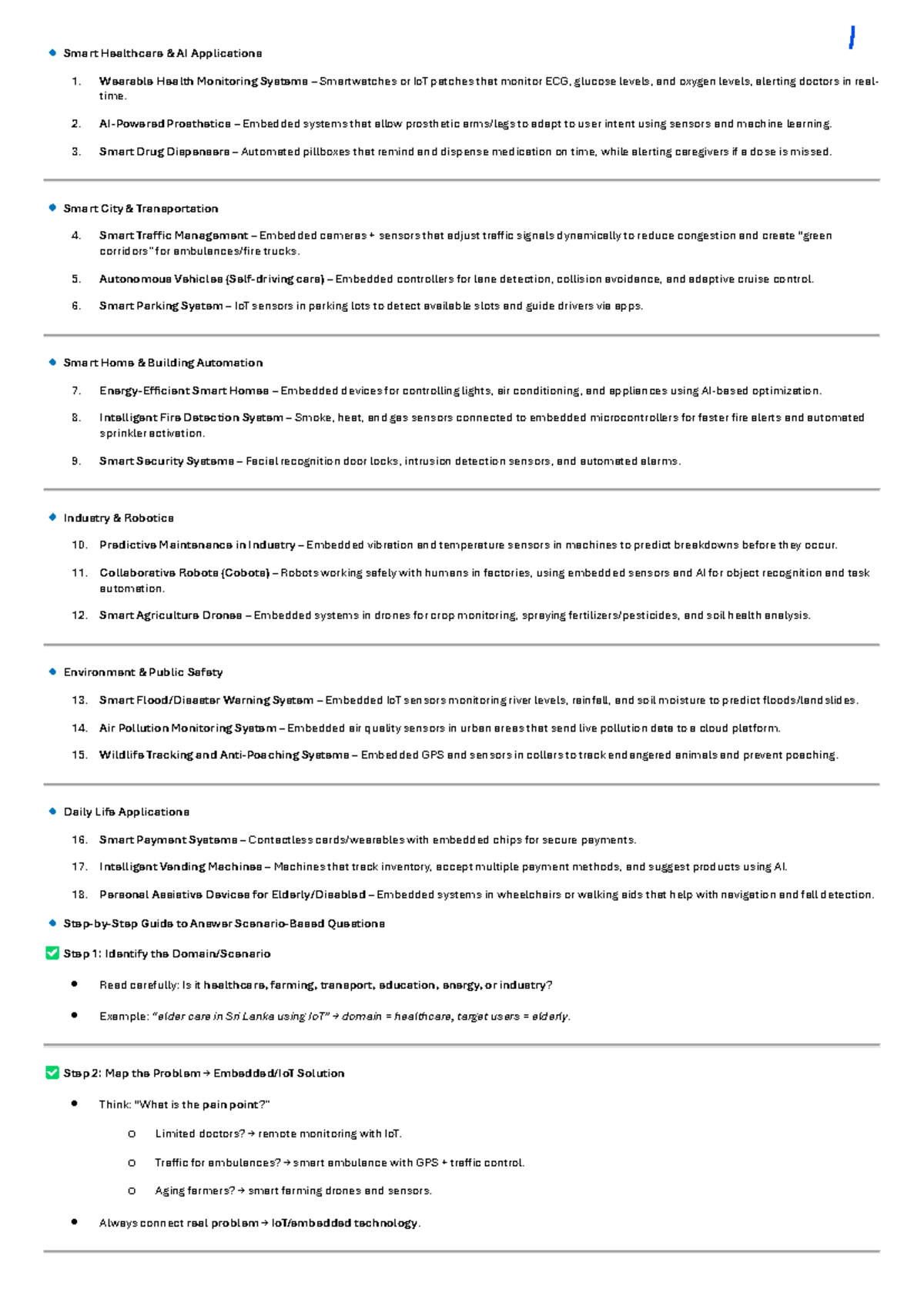 Embedded Systems Q&A Notes - Computer Engineering - Studocu