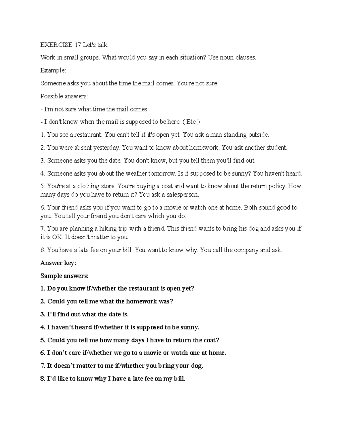 Chapter 12 Exercise 17, Exercise 18, Exercise 19, Exercise 20 and ...