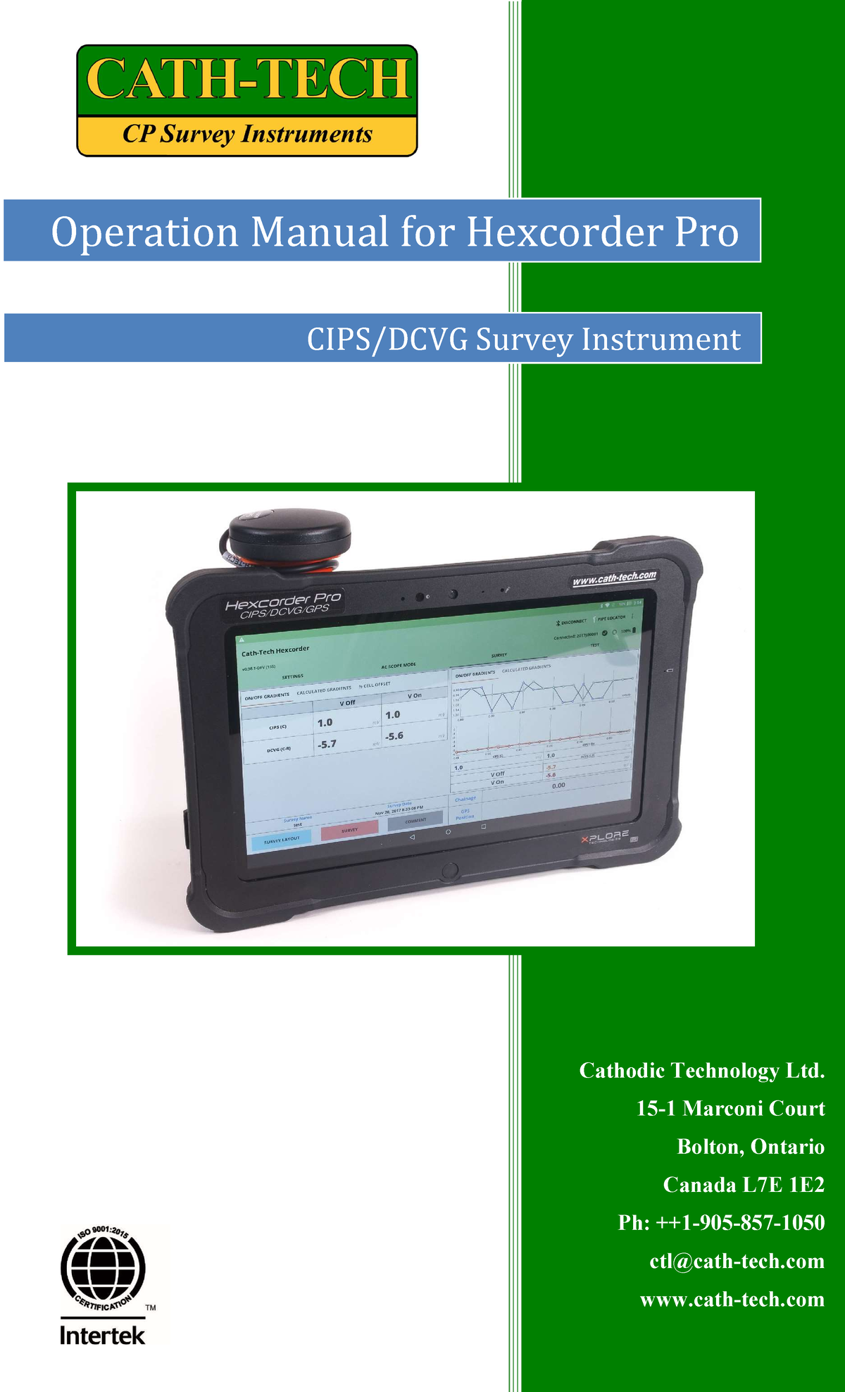 Hexcorder Pro Feb 2018 - manual intructivo - Operation Manual for ...