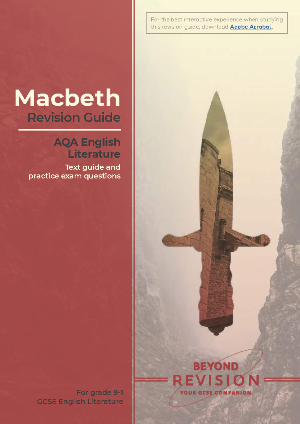 AQA English Literature GCSE: Macbeth Revision Guide & Exam Prep - Studocu