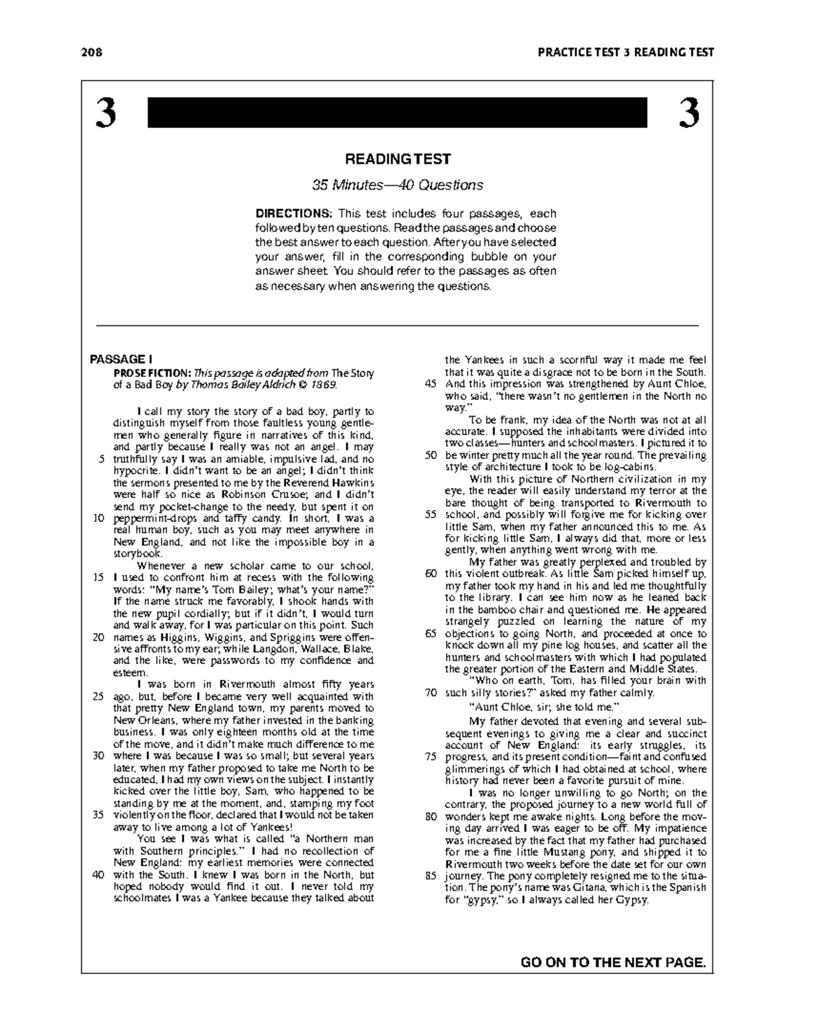 ACT Reading Practice Passages - Test Prep Guide - Studocu