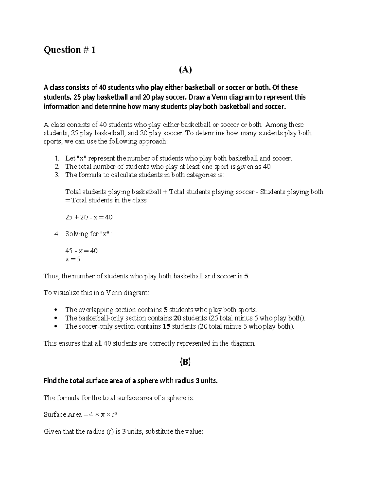 Math 101 - 2nd Assignment: Venn Diagram, Inequalities, and Truth Tables ...