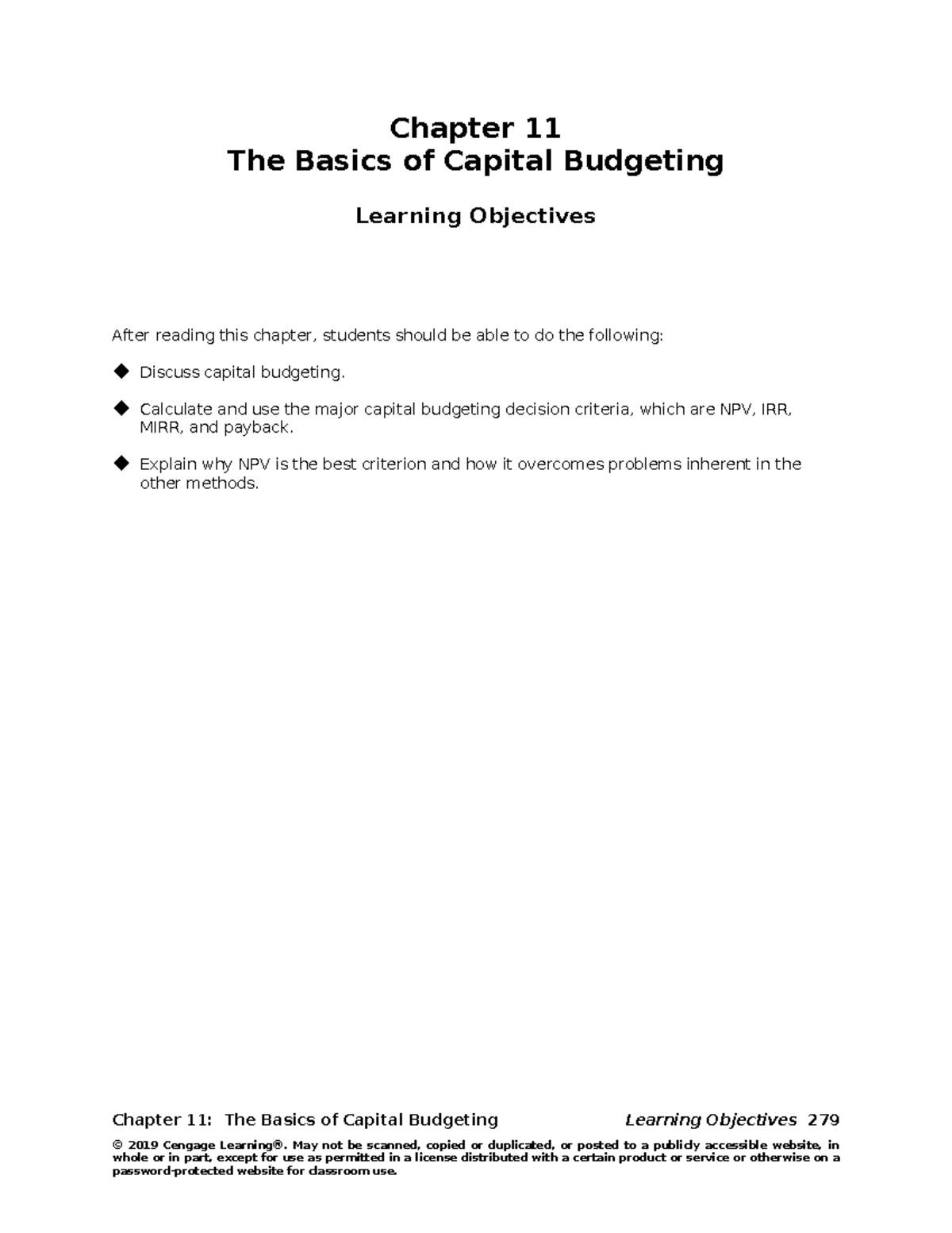 Chapter 11 Solutions: Capital Budgeting Techniques and Criteria - Studocu
