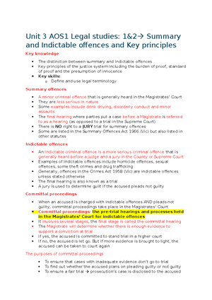 Legal Studies Unit 1 & 2 Notes: Understanding Social Cohesion & Law ...