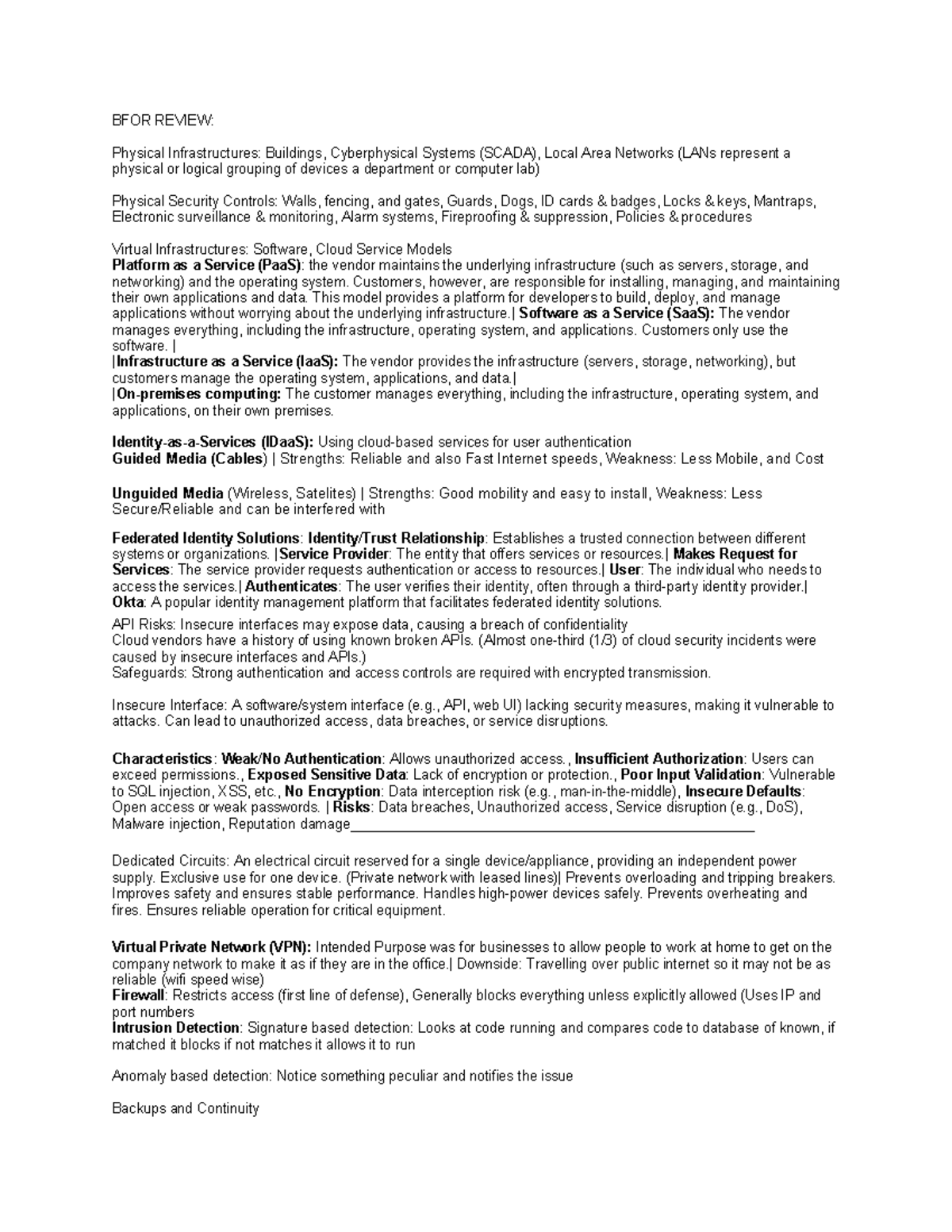 BFOR review - BFOR REVIEW: Physical Infrastructures: Buildings ...