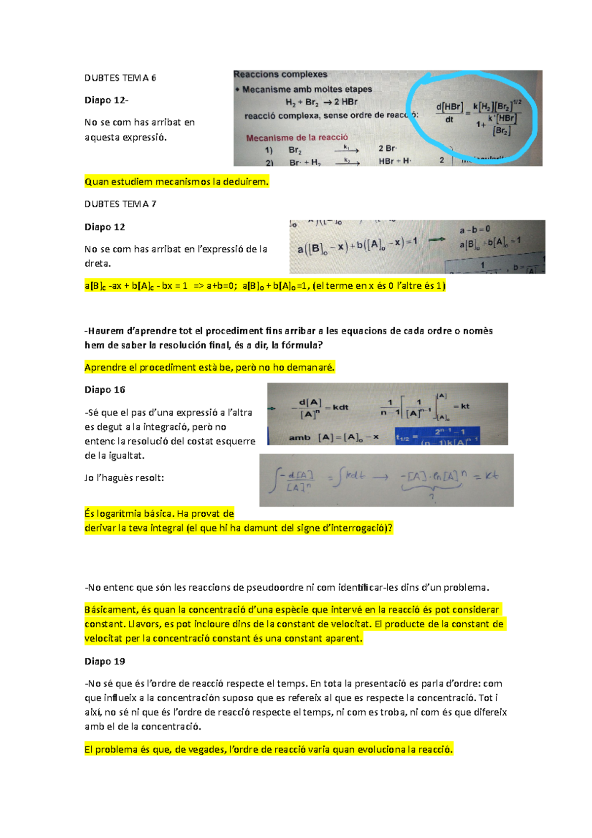 Dubtes- Respostes TEma 6 - DUBTES TEMA 6 Diapo 12- No se com has ...