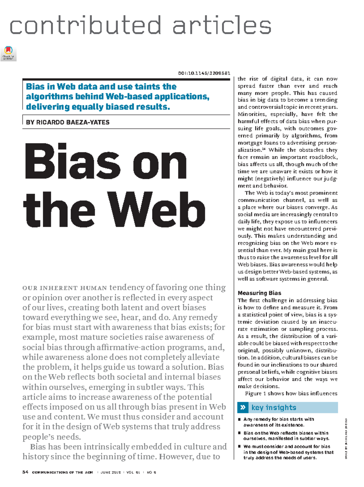 Bias in Web Data: Understanding Its Impact on Algorithms (CS 101) - Studocu