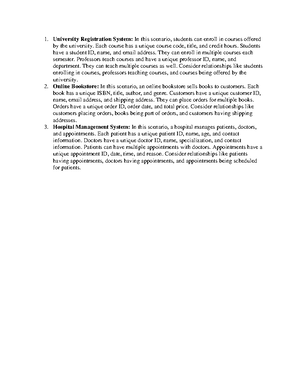Advance sql practical and information sheet final - SQL (Structured ...