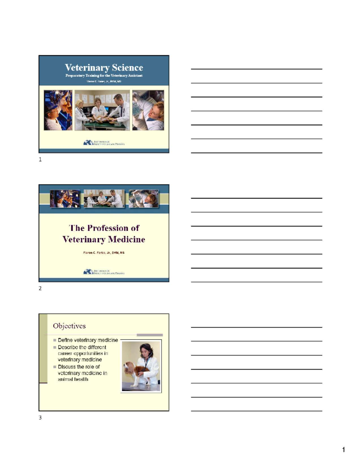 Veterinary Science Prep Training for Veterinary Assistants (Vet 101 ...