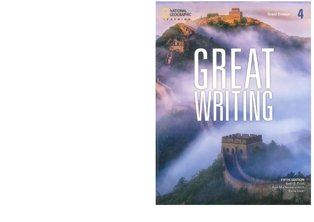 Great Writing 4: Key Concepts and Lessons Summary - Studocu