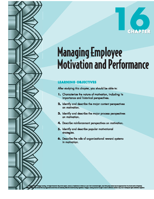 CH.1 Managing and the Managers Job - CHAPTER Managing and the Job ...