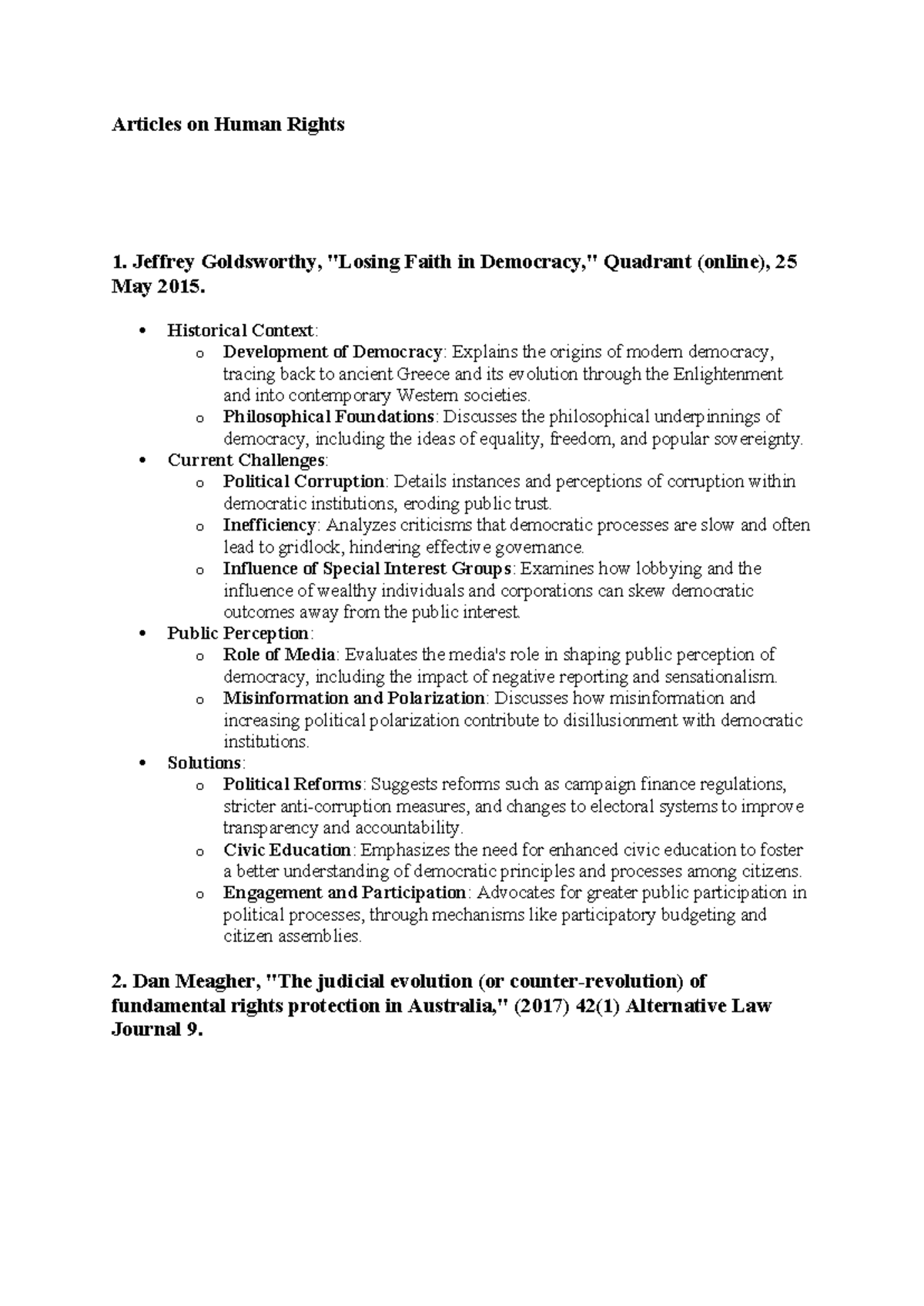 Public Law Exam Notes: Human Rights Perspectives and Challenges - Studocu