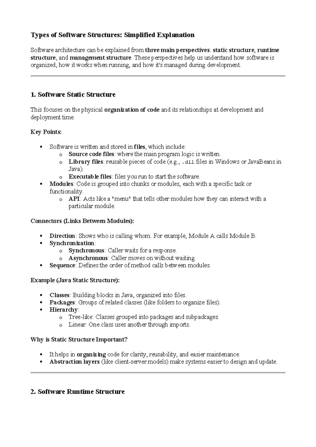 Types of Software Structures: A Comprehensive Overview of Architecture ...