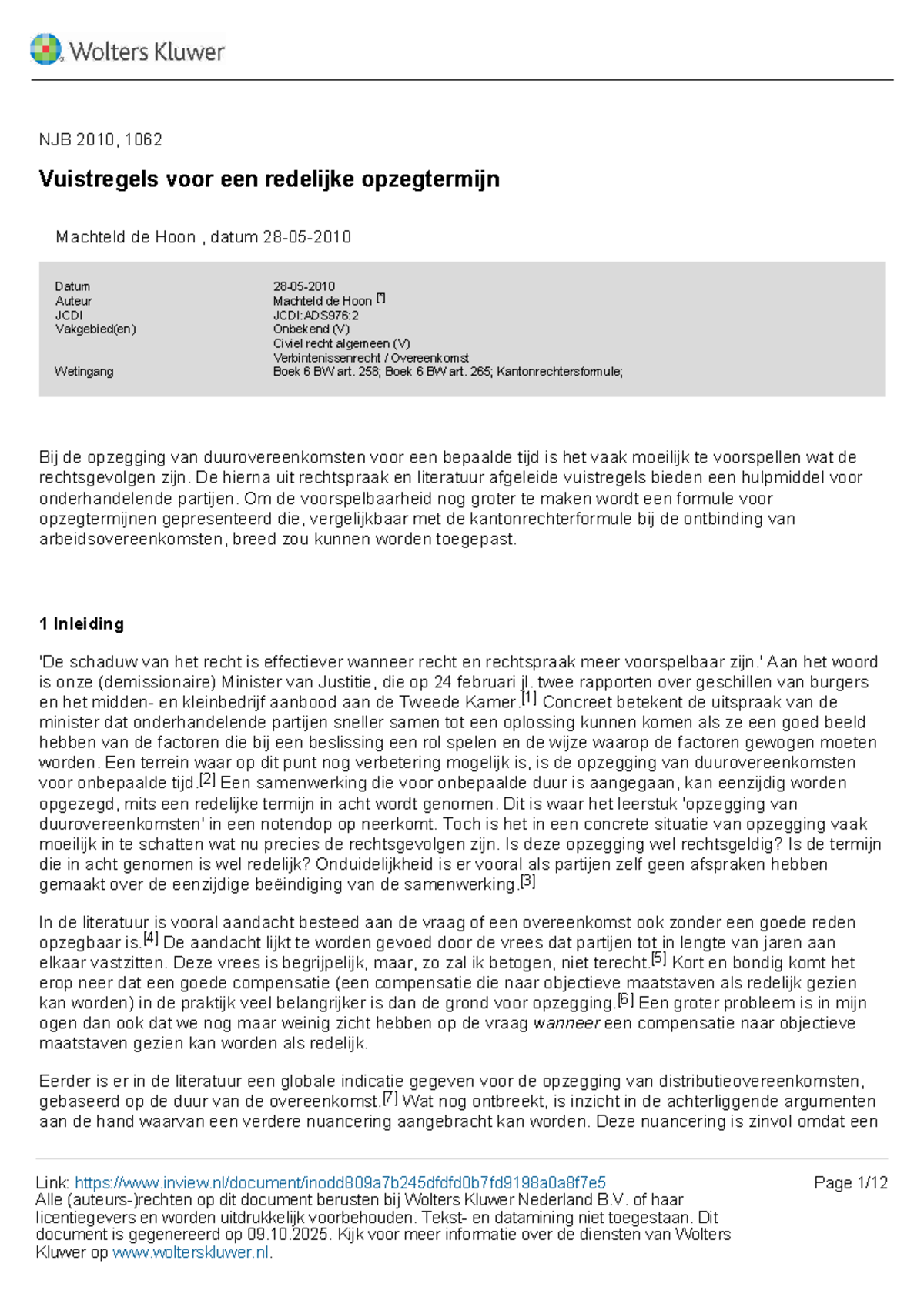 njb-2010-1062-richtlijnen-voor-redelijke-opzegtermijnen-in