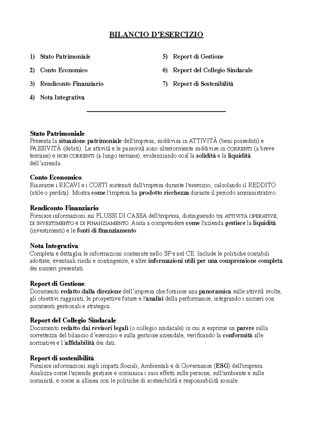 Indici di Redditivit, Solidit e Liquidit in Azienda - Studocu