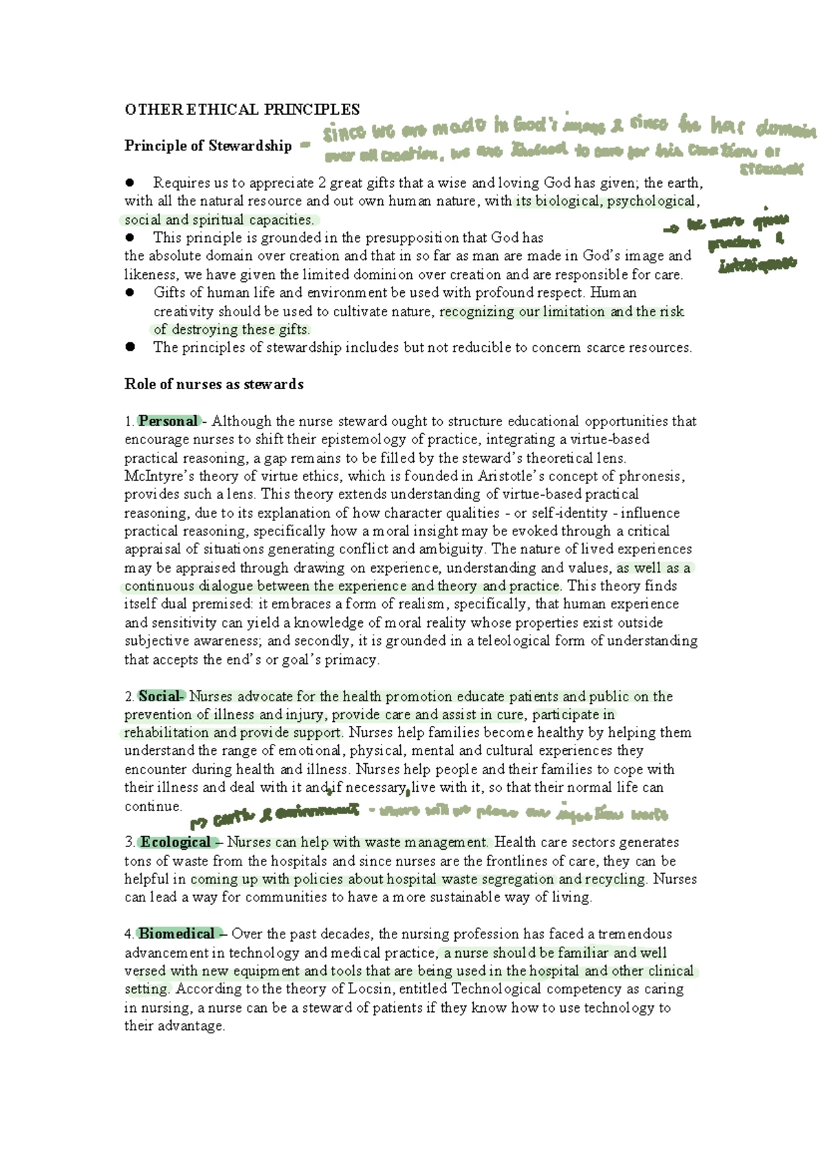 Gordons- Typology - its goodddd - B. Nursing Health History 1. Health ...