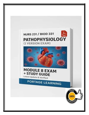 BIOD 331 Pathophysiology Module 10 Exam Study Guide (2 Versions) - Studocu