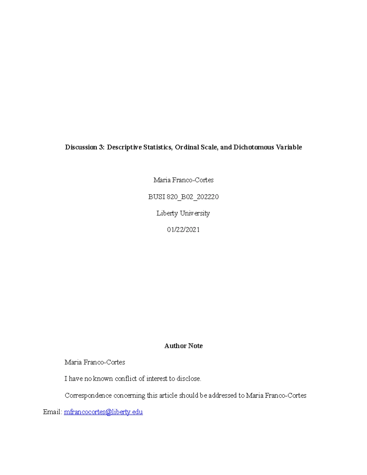 A1: Quantitative Analysis - Data Coding, Entry, and Checking