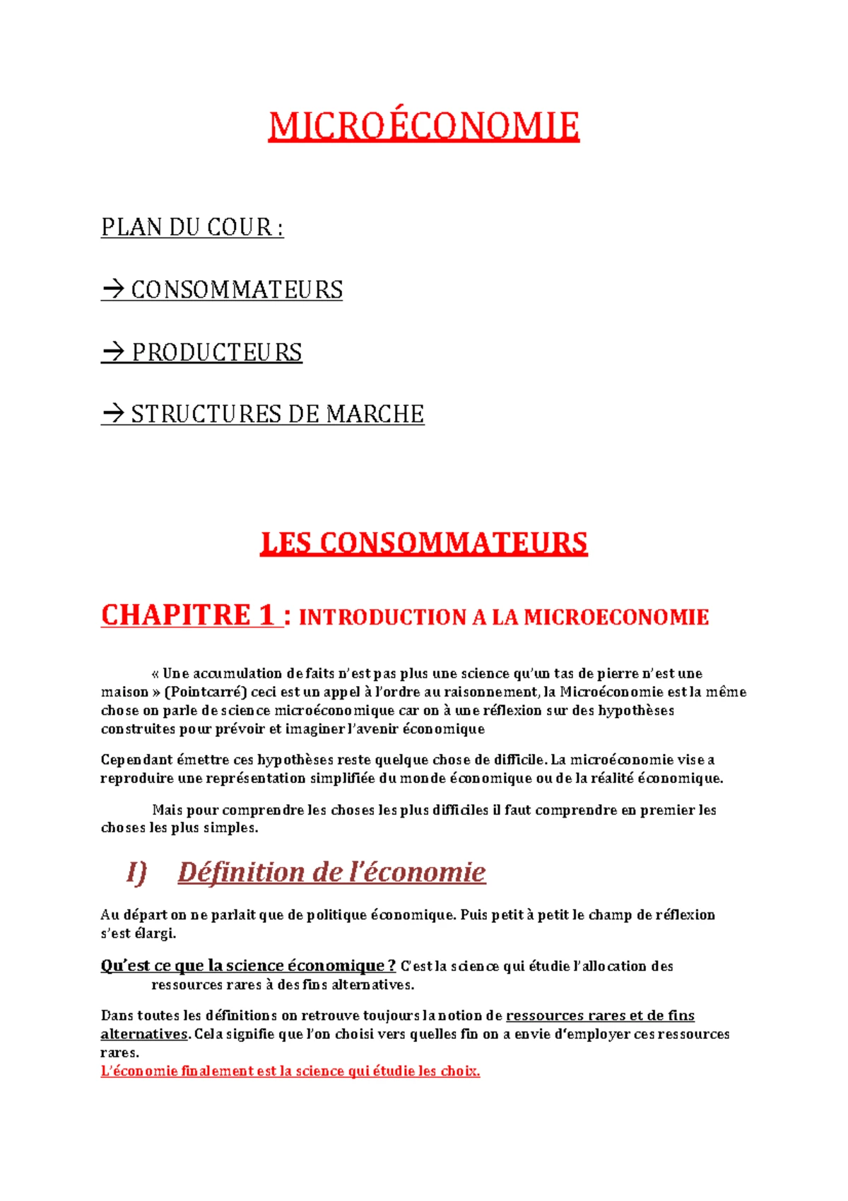 U.E.F.1 4343 Microéconomie - Analyse des Équilibres de Marché - Studocu