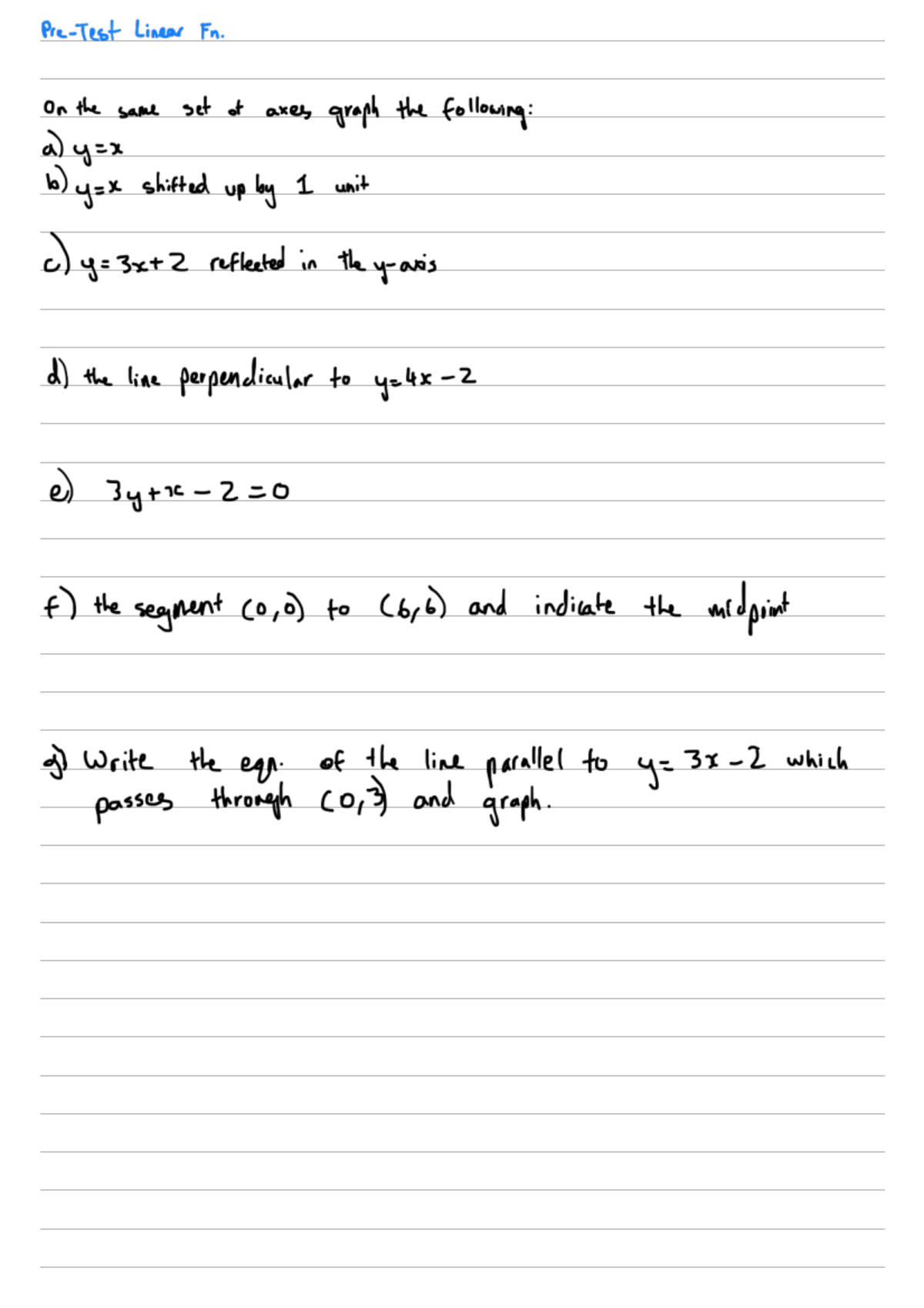 The Linear Function - Free Lined Graph Paper from incompetech ...
