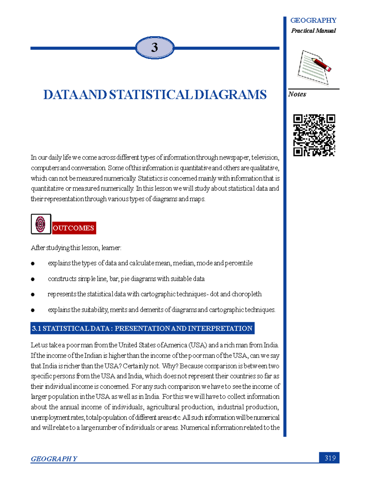 GEOGRAPHY 3: Data & Statistical Diagrams Practical Manual - Studocu