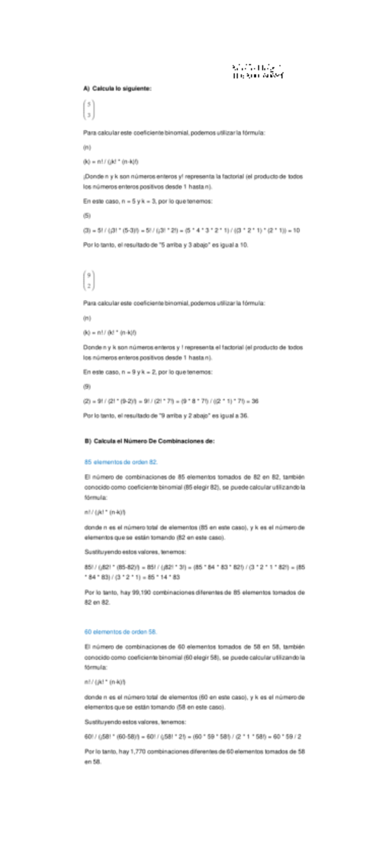 Sin título 49 - Actividad 4 - Adolfo Holguín ID:A00160694 A) Calcula lo ...