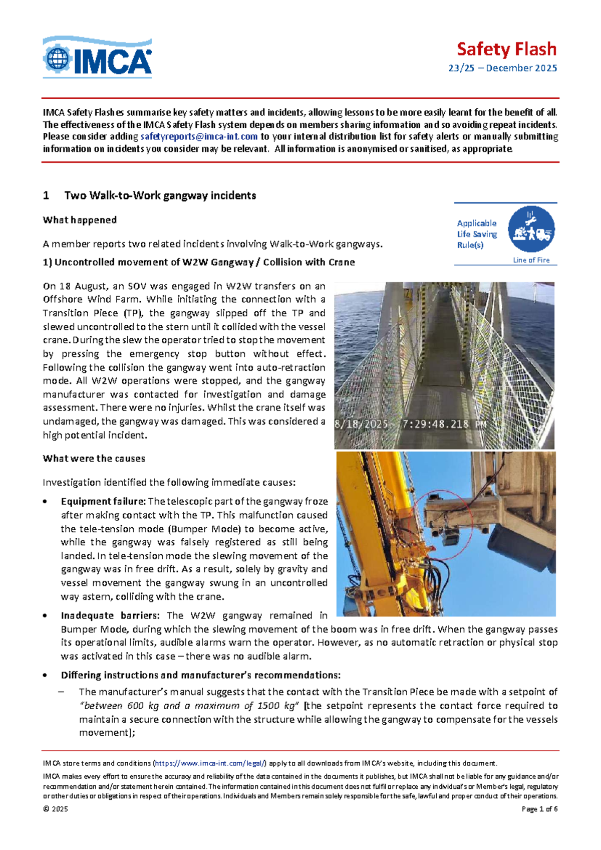IMCA Safety Flash December 2025: Key Safety Incidents & Lessons Learned ...