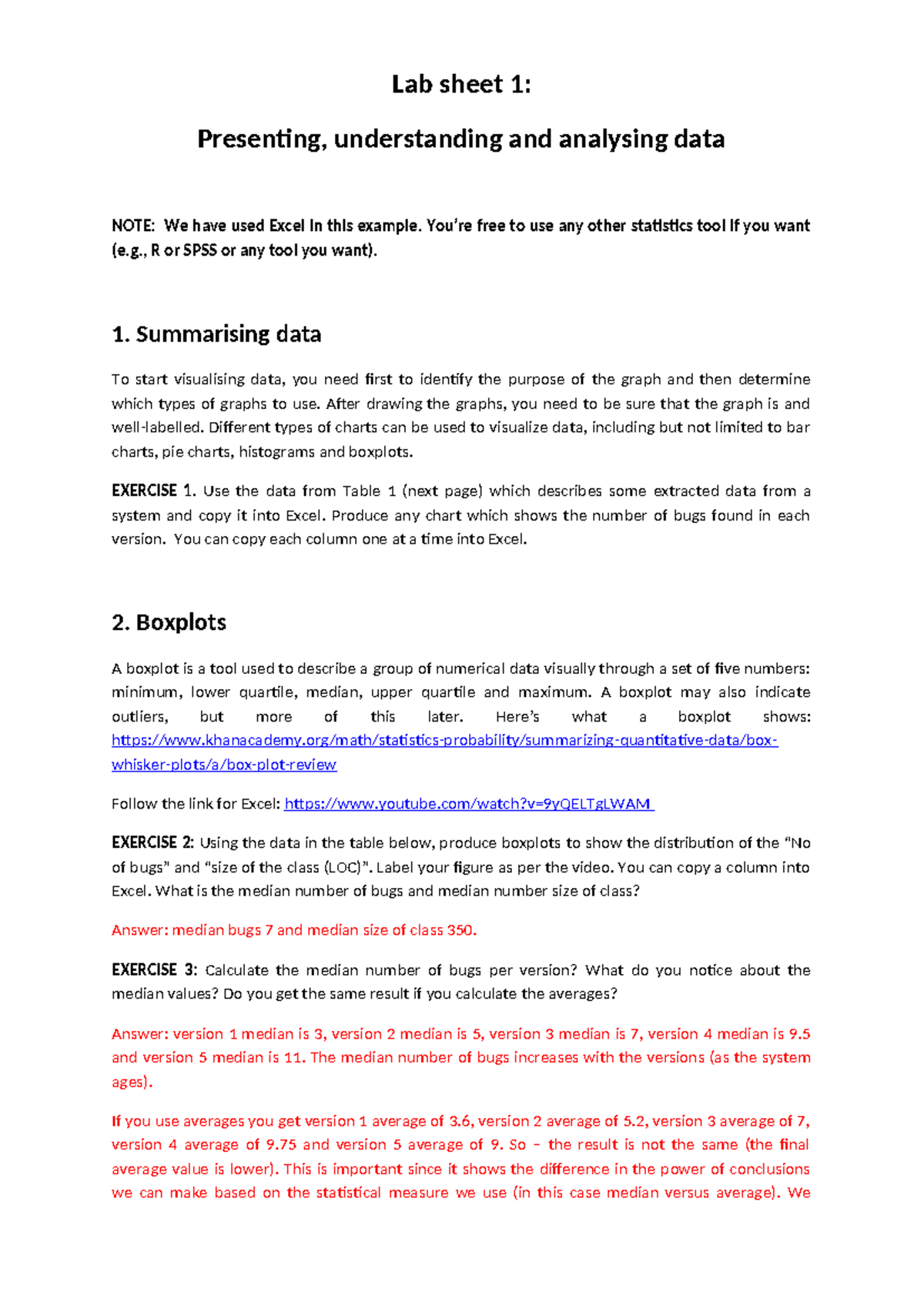 Lab Sheet 1: Data Analysis & Visualization Techniques (2025-26) - Studocu