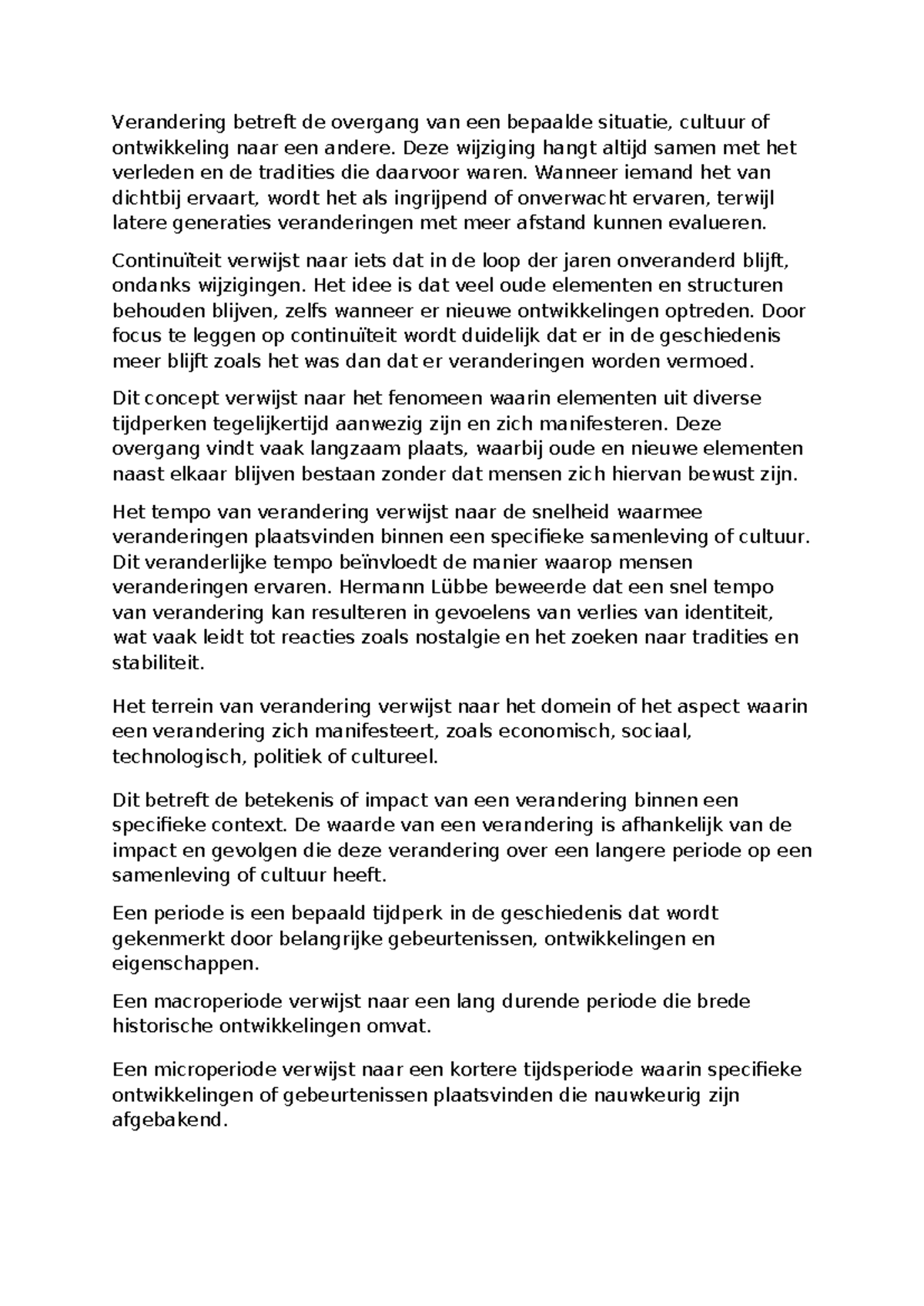 Begrippenlijst 3 - Verandering en Continuïteit in de Geschiedenis ...