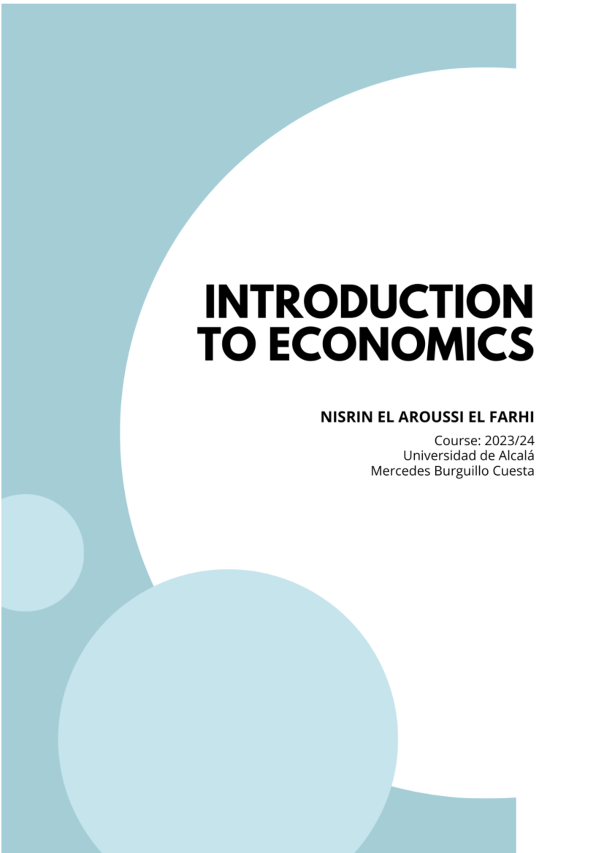 Introduction to Economics (EC 101): Key Concepts and Theories - Studocu