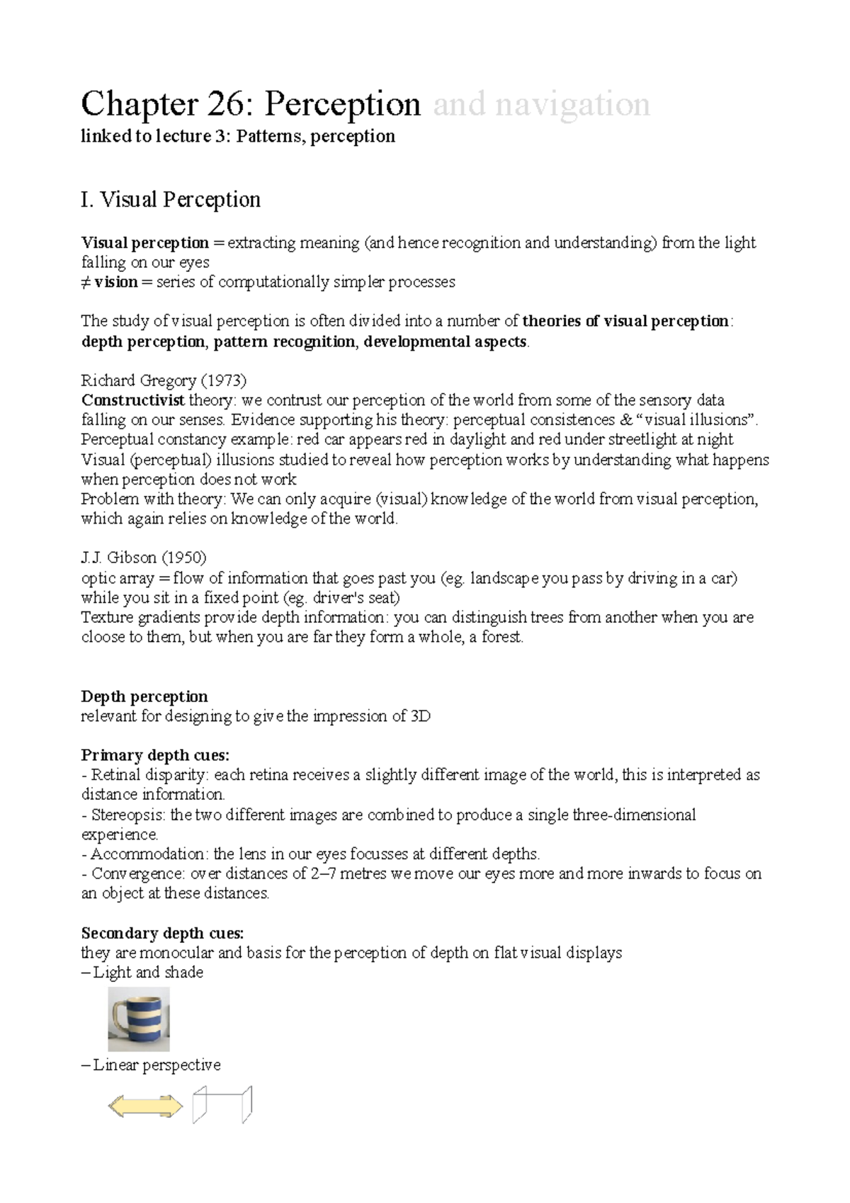 Summary of Chapter 26: Perception in HCI (CS) - Interactive Systems ...