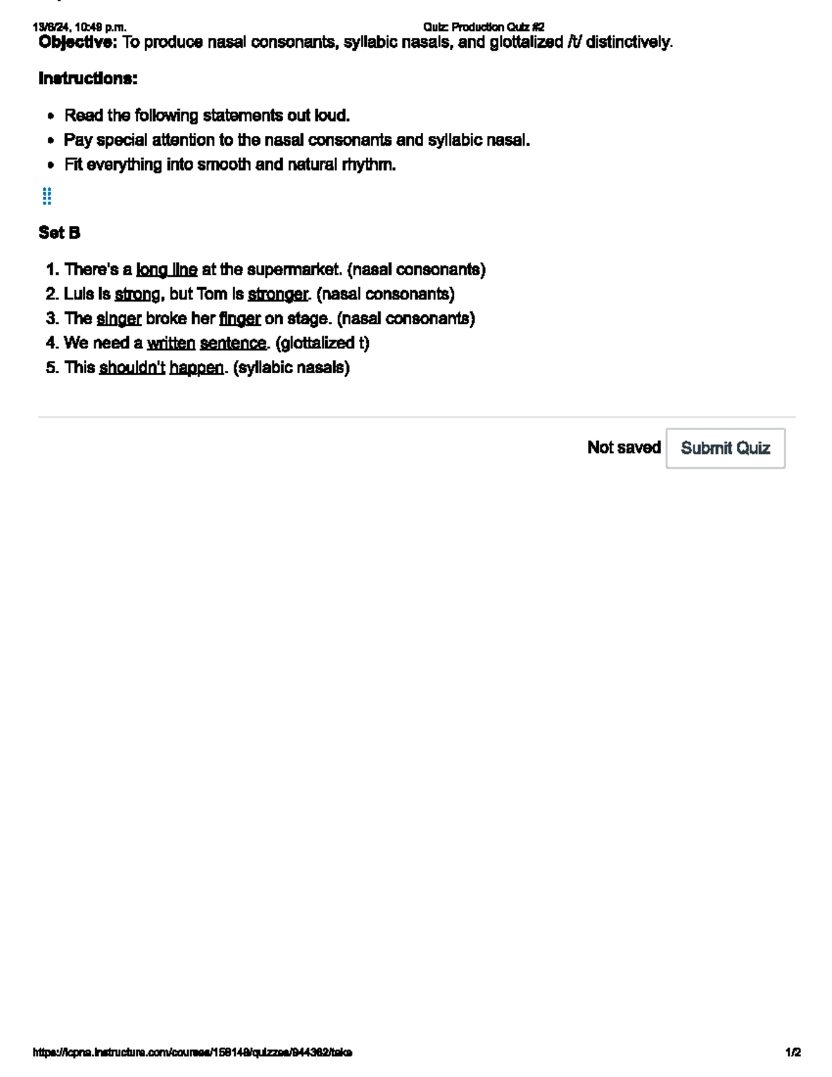 AP3 Midterm Oral Exam: Pronunciation Focus and Rhythm Skills - Studocu