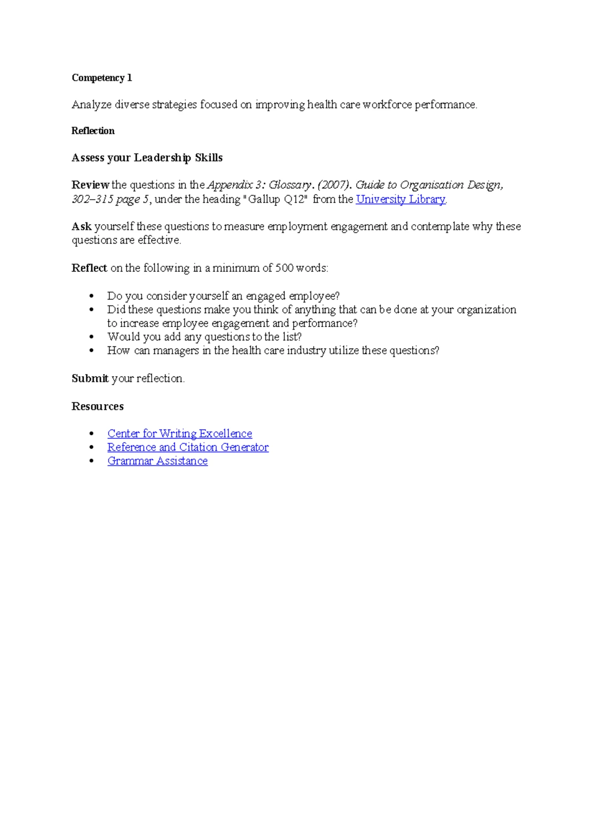 Mhacb 543 Final Reflection on Workforce Competencies and Strategies ...