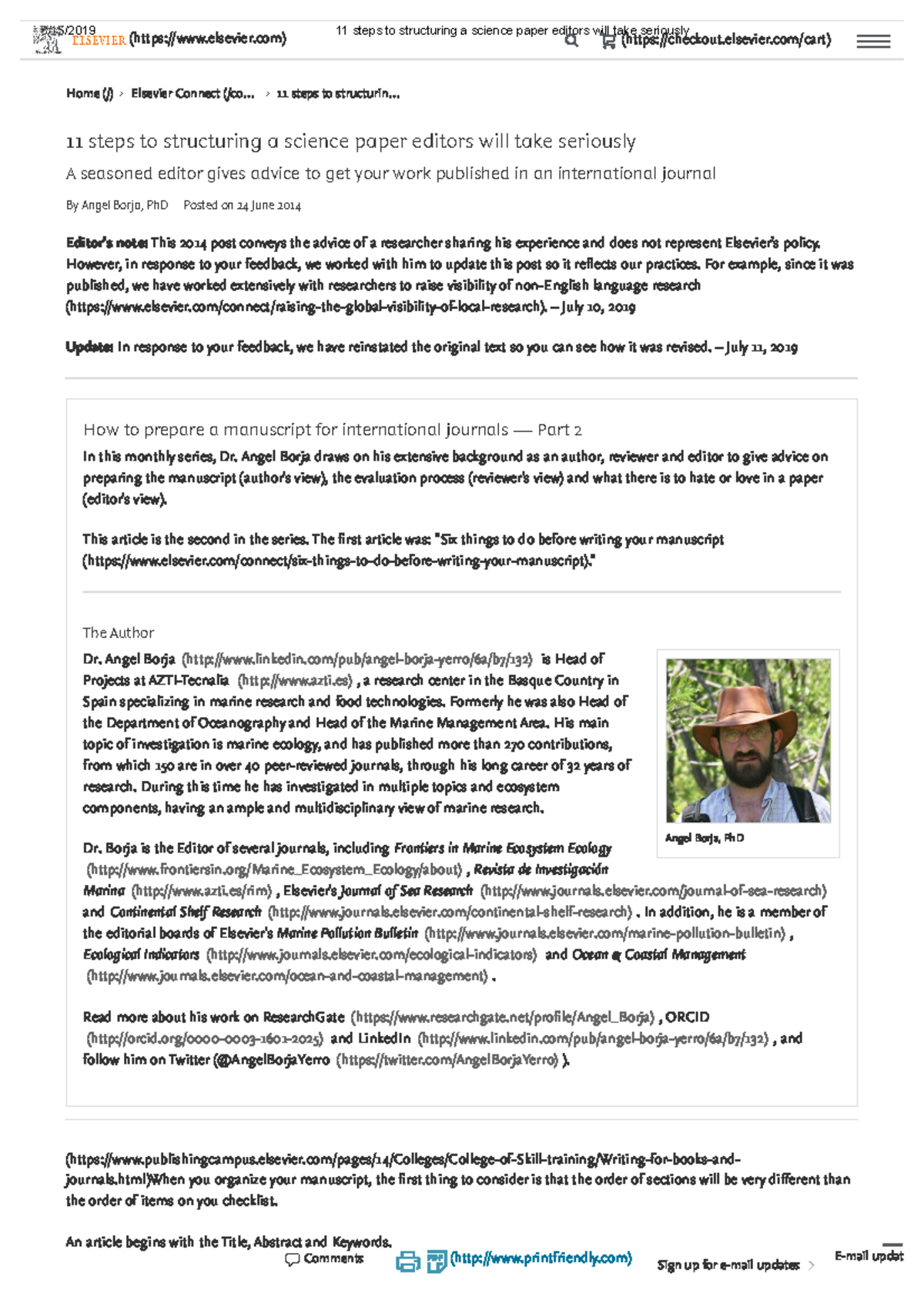 How to write a scientific paper - Angel Borja, PhD How to prepare a ...